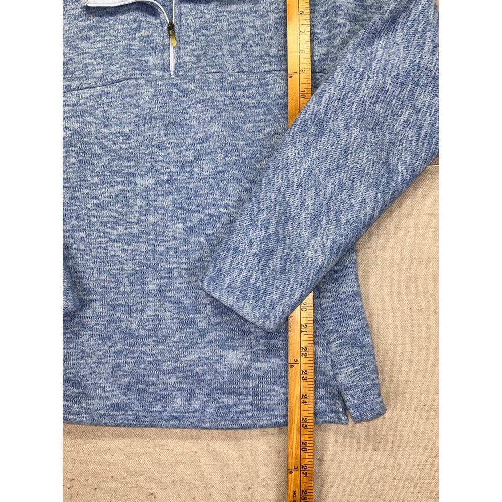 Patagonia Synchilla Fleece Pullover‎ Women's XL Blue Marl Heather Quarter Zip - Picture 2 of 7